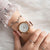 Trek Watches | Shop Women's Sustainable Wooden Watches | Pink & Gold