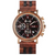 Valerio Collection | Mens Wooden Watch in Ruby Red | Trek Watches