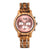 Edith Women’s Luxury Chronograph Wood Watch (Rose Pink) - Trek Watches