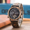 Baxter Metallic Brown - Trek Wood Watches