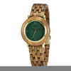 Claire Luxury Women’s Wood Watch (Fern Green) - Trek Watches